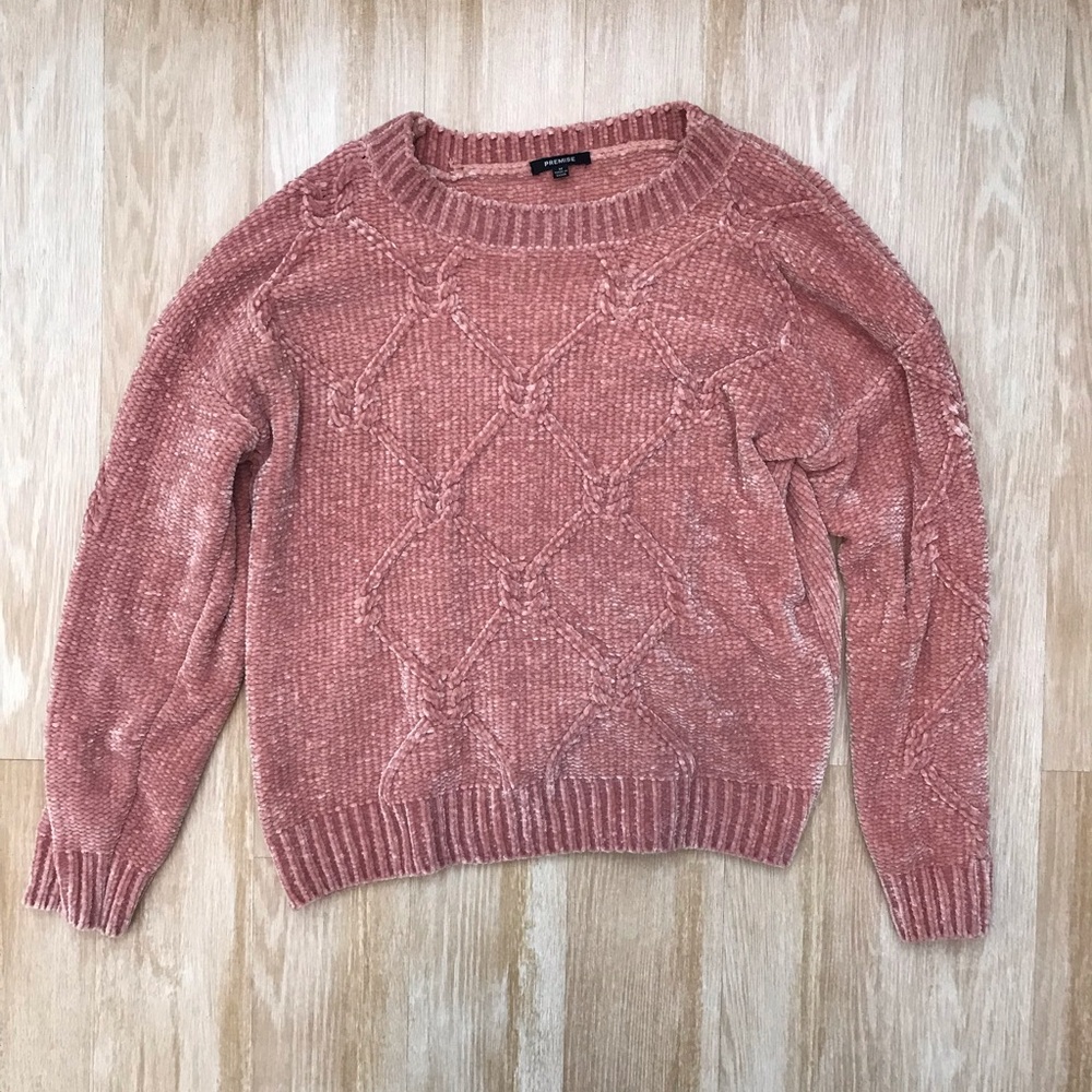 Pink soft sweater